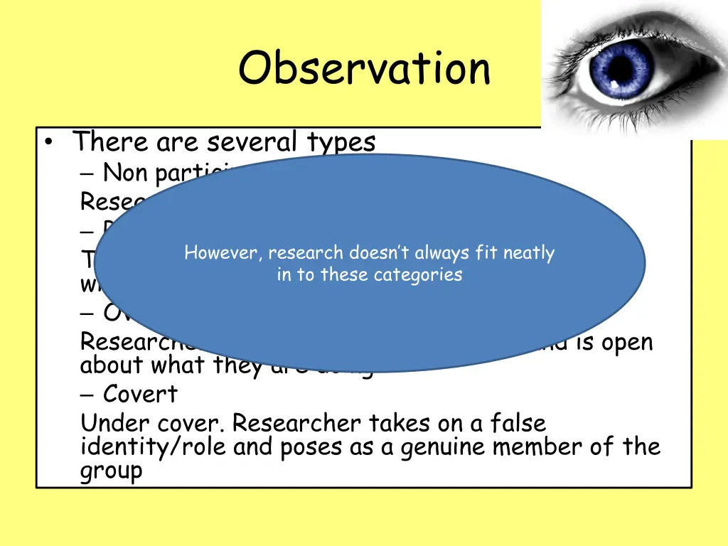observation