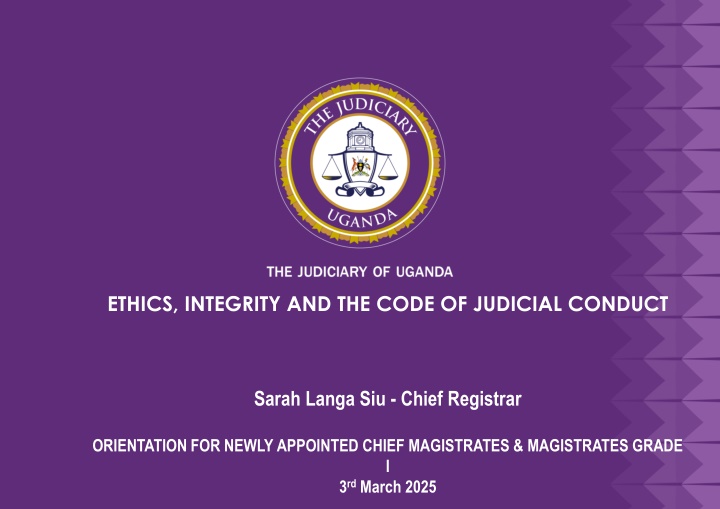 ethics integrity and the code of judicial conduct
