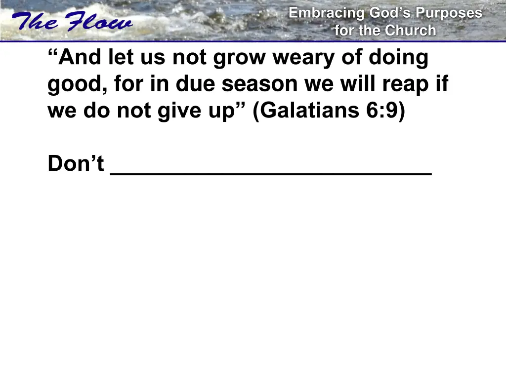 embracing god s purposes for the church 9