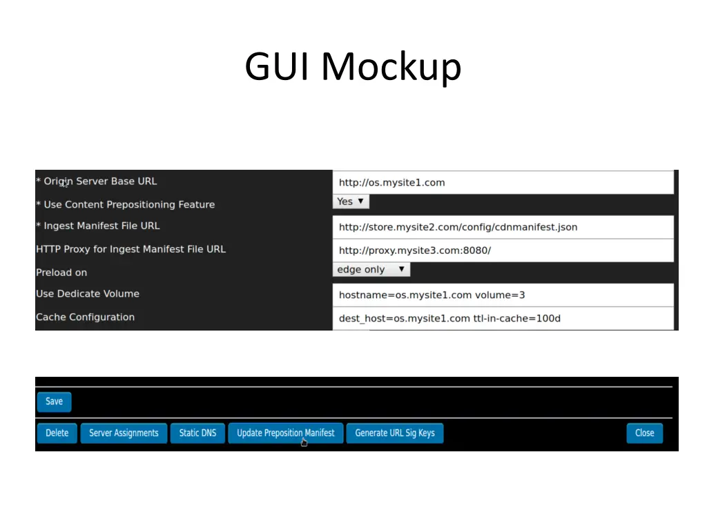 gui mockup