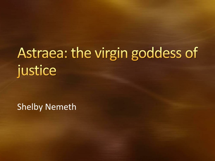 astraea the virgin goddess of justice