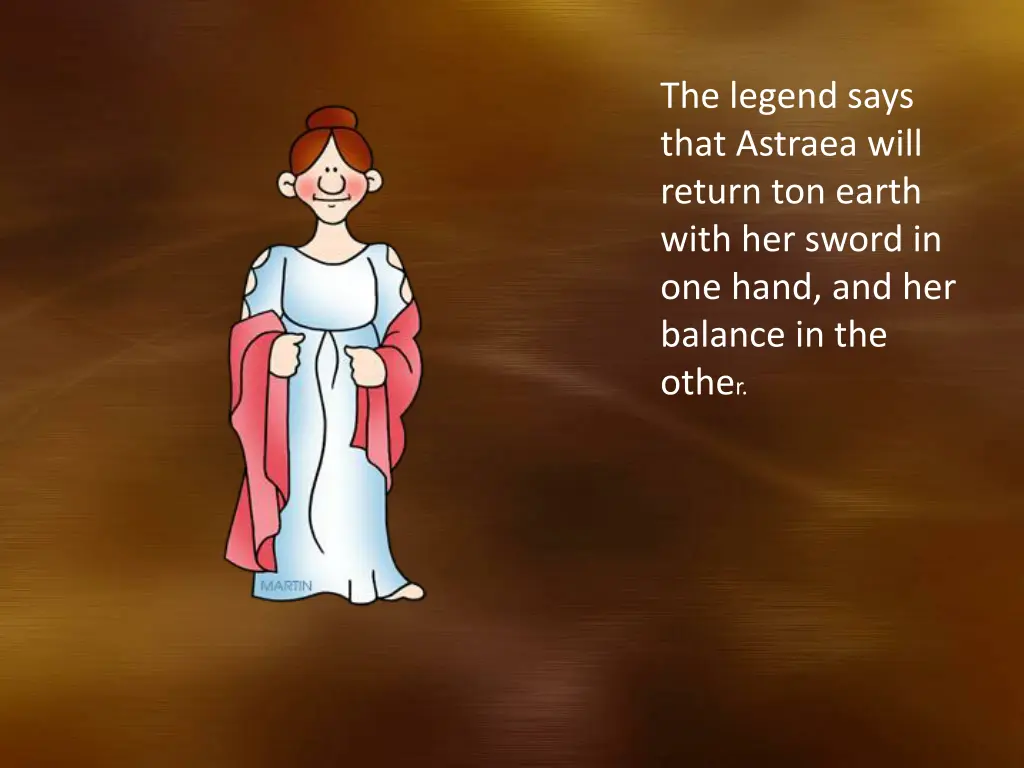 the legend says that astraea will return