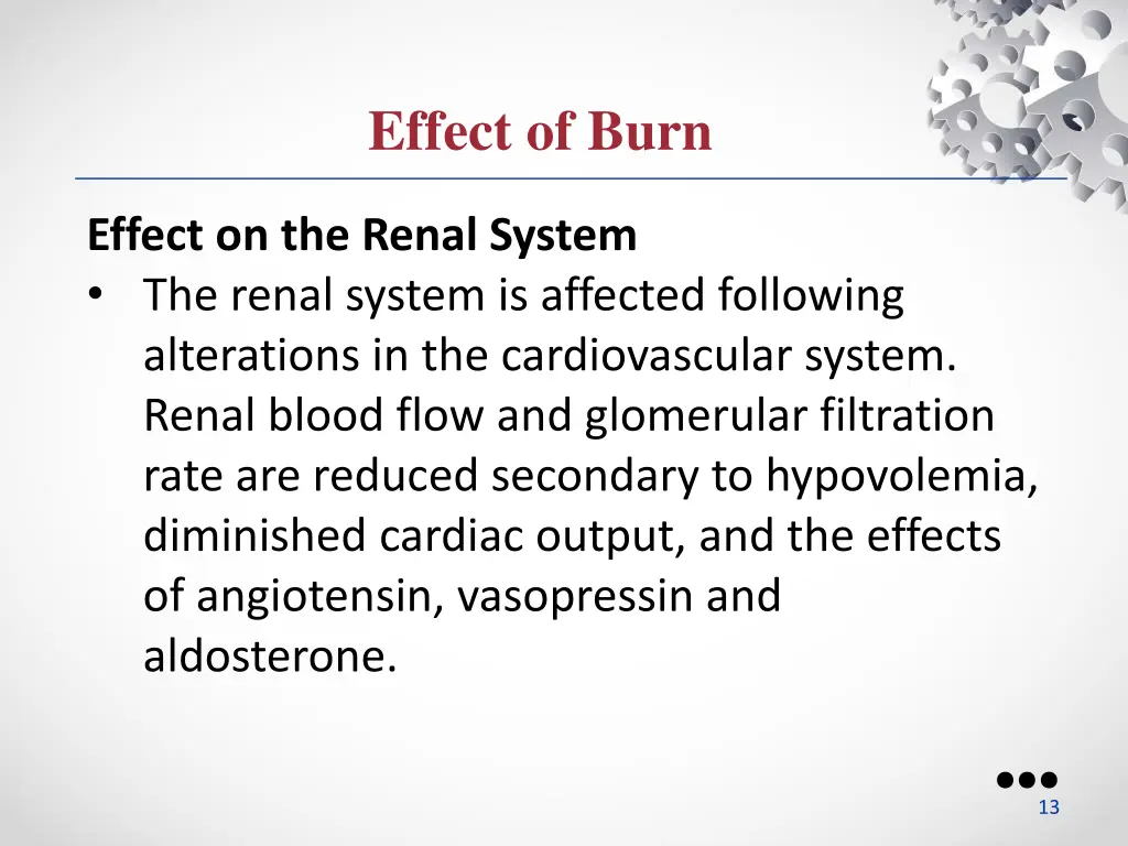 effect of burn 1