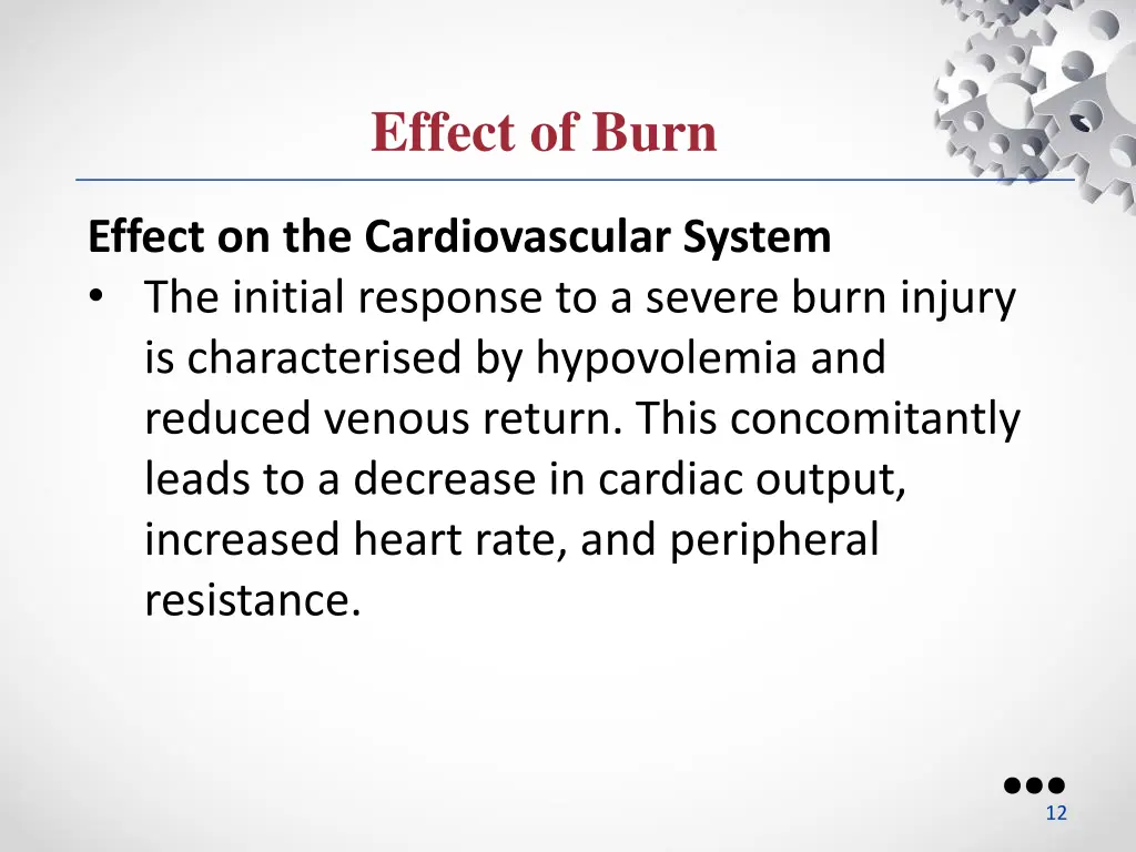 effect of burn