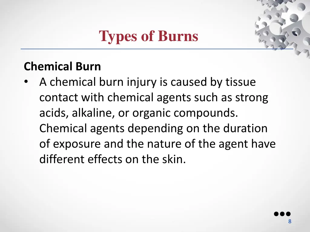 types of burns 2