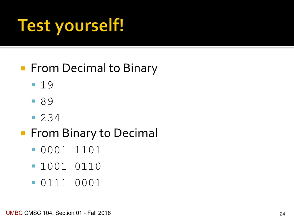 from decimal to binary 19 89 234 from binary