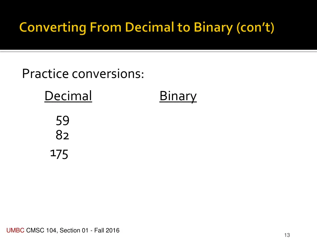 practice conversions 1