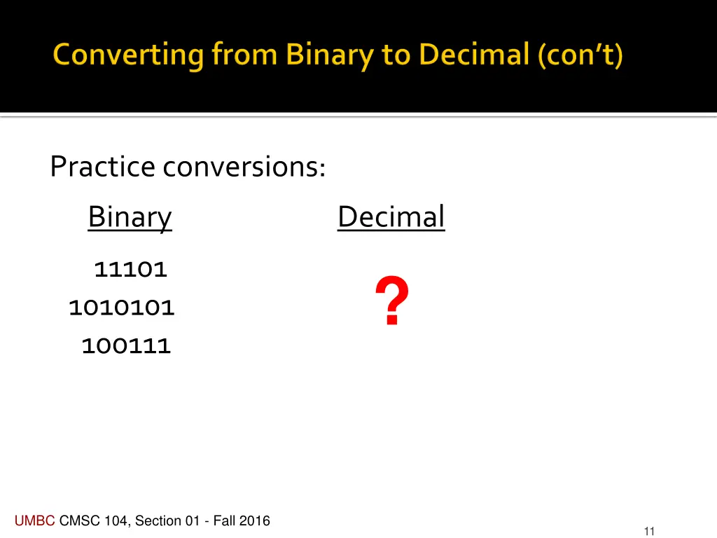 practice conversions