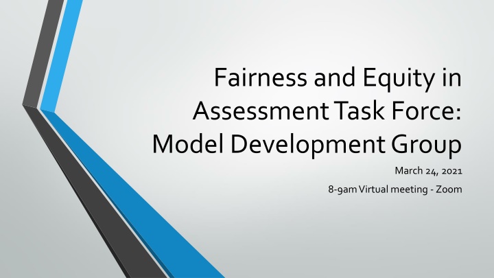 fairness and equity in assessment task force