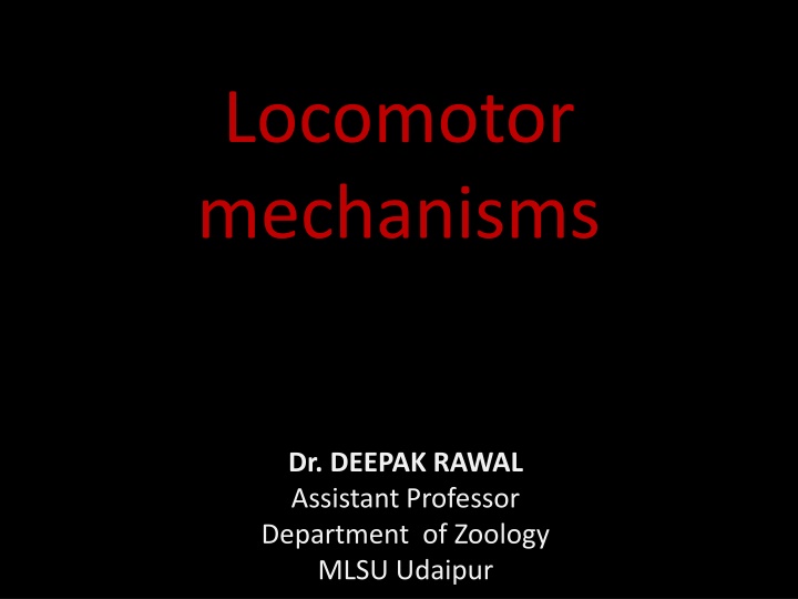 locomotor mechanisms