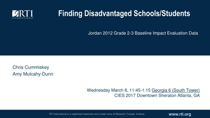 finding disadvantaged schools students
