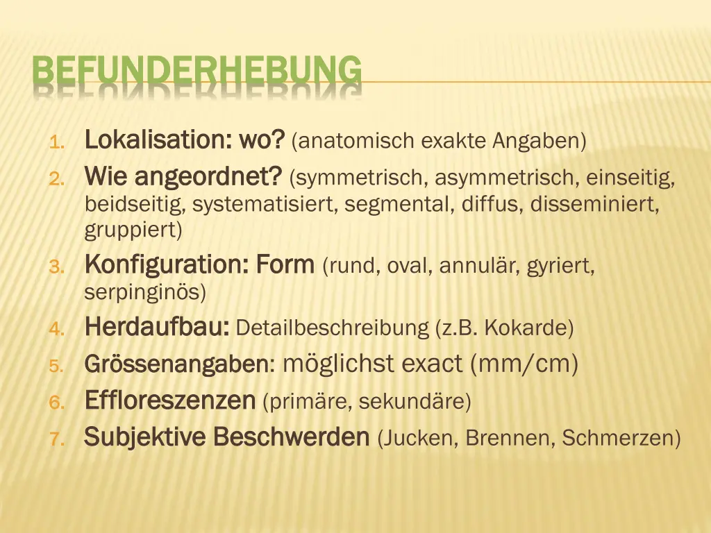 befunderhebung befunderhebung