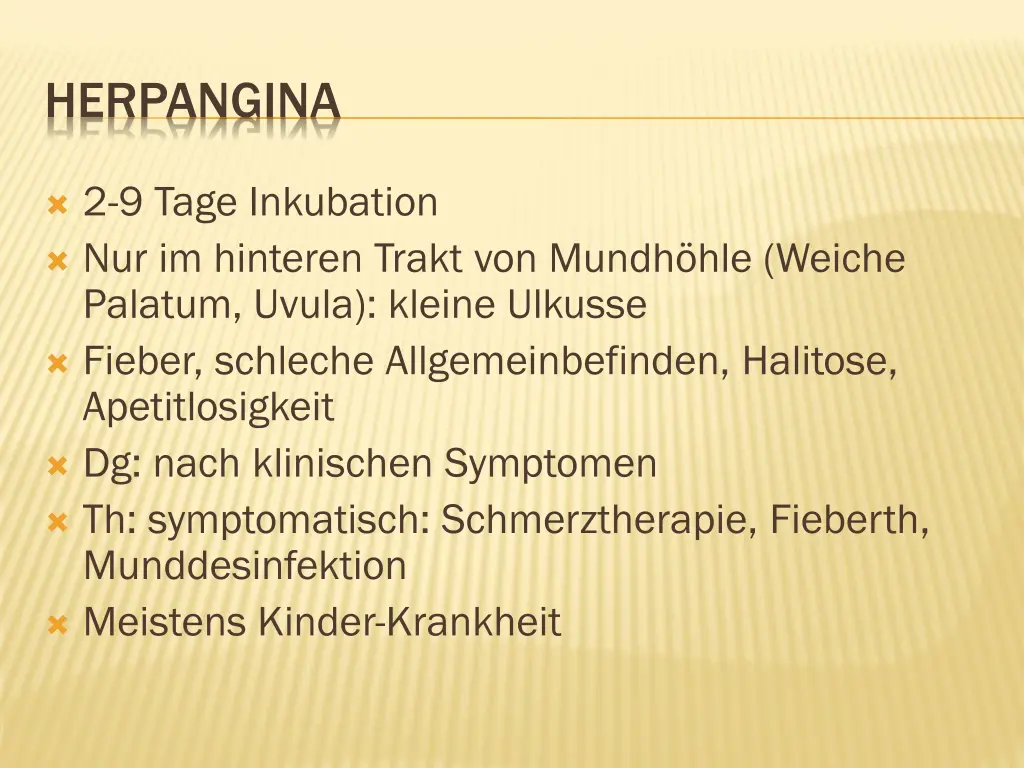 herpangina
