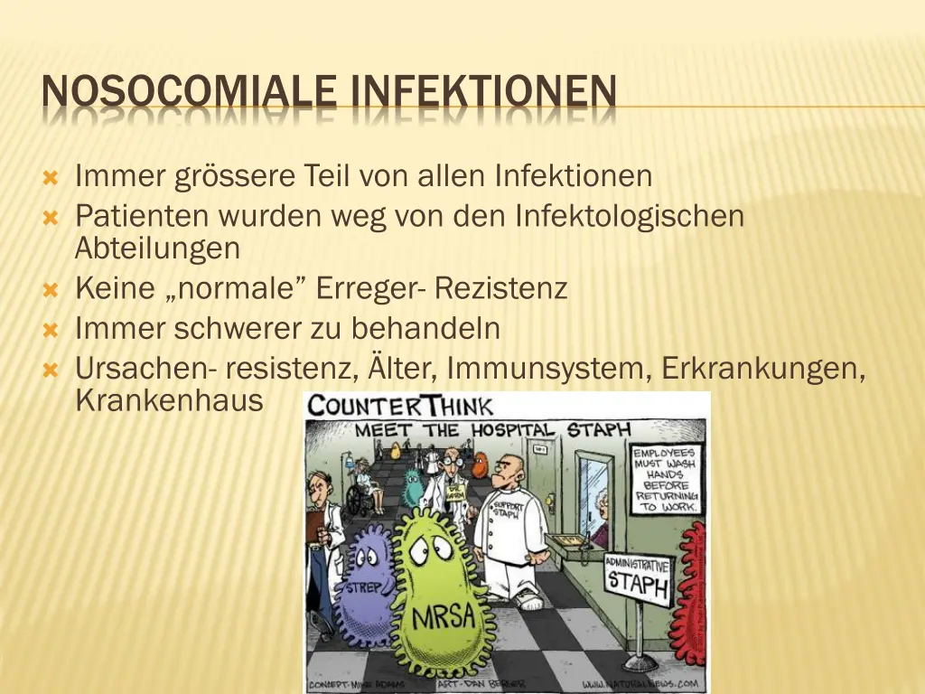 nosocomiale infektionen