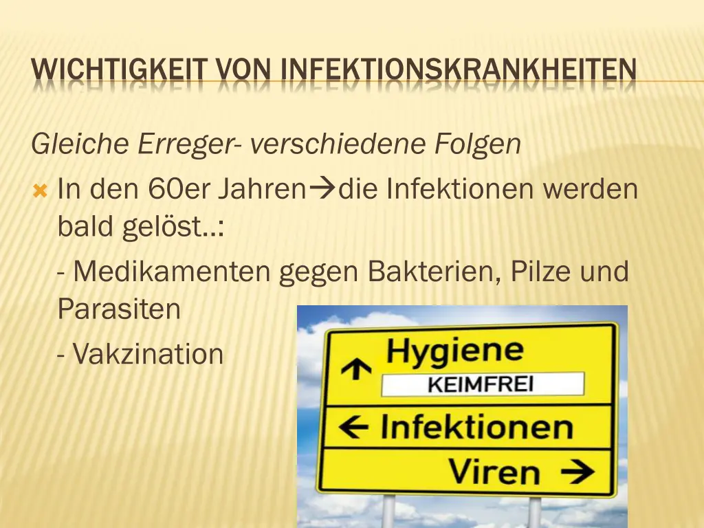 wichtigkeit von infektionskrankheiten