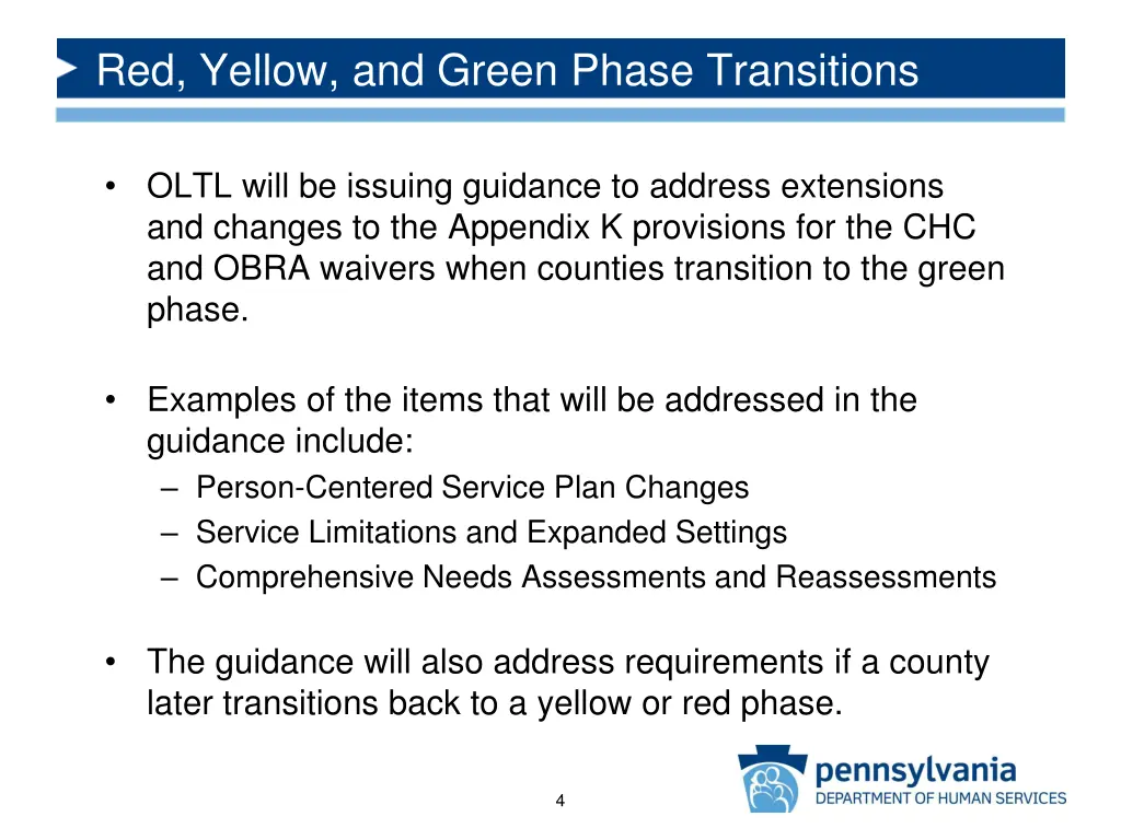 red yellow and green phase transitions
