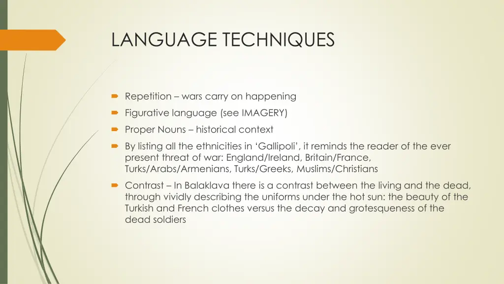 language techniques
