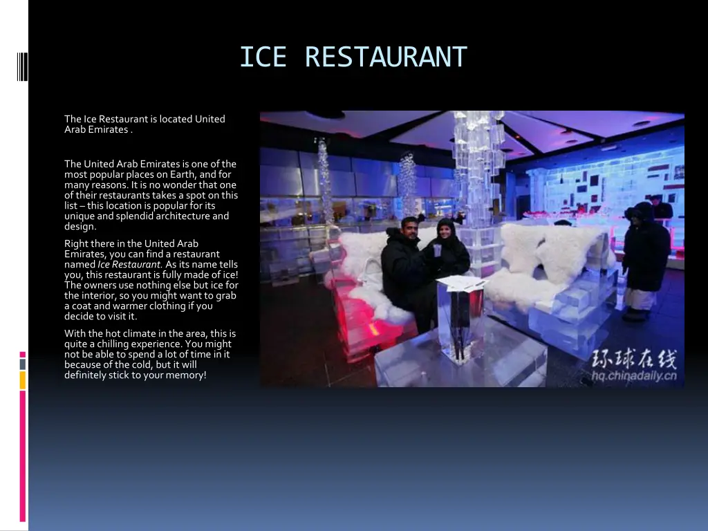 ice restaurant