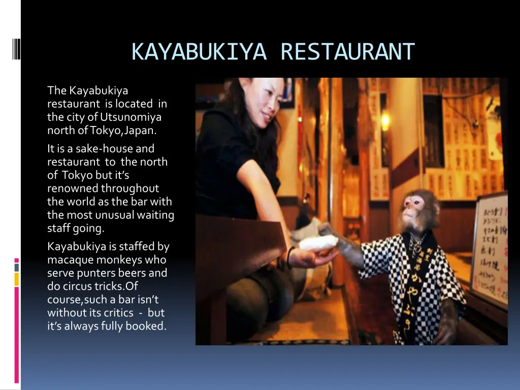 kayabukiya restaurant