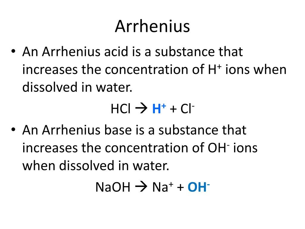 arrhenius