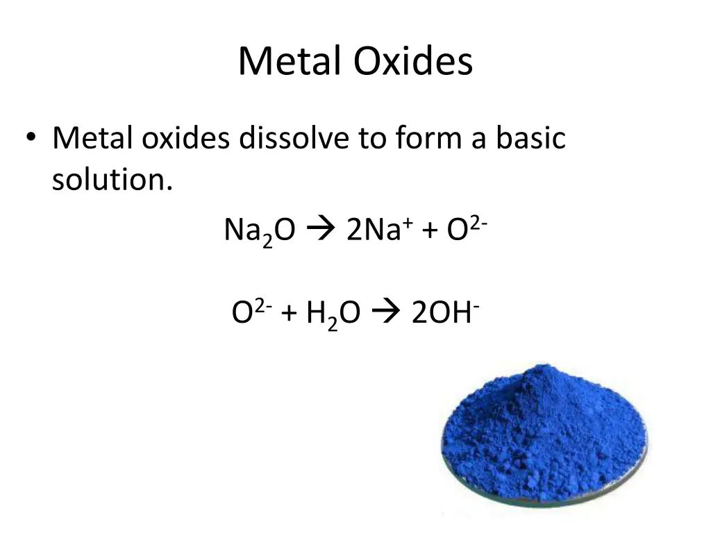 metal oxides