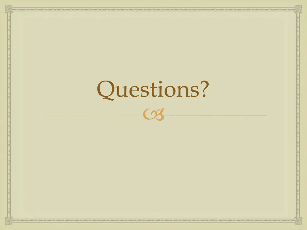 questions