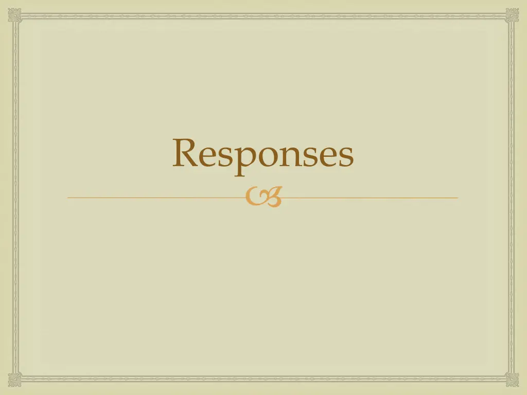 responses