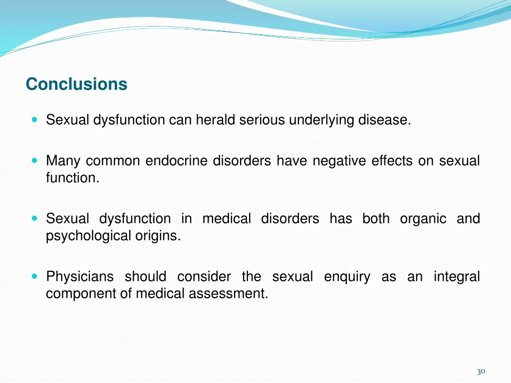 conclusions