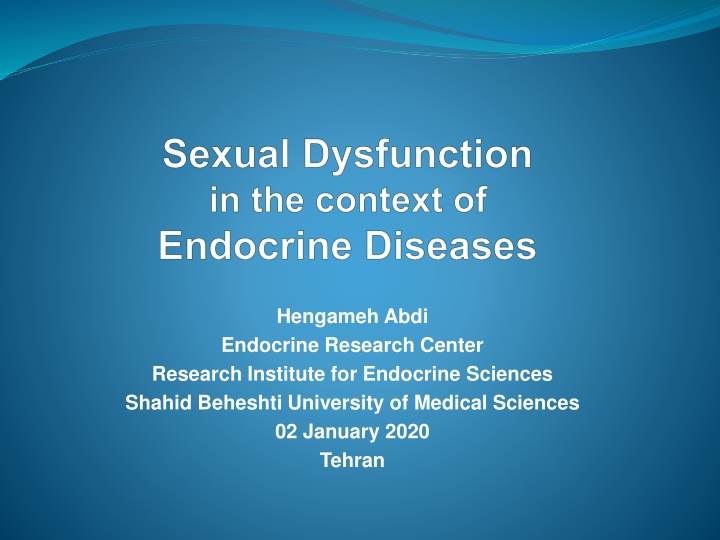 hengameh abdi endocrine research center research