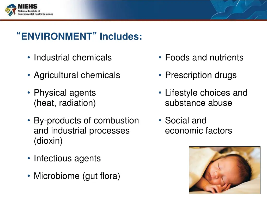 environment includes