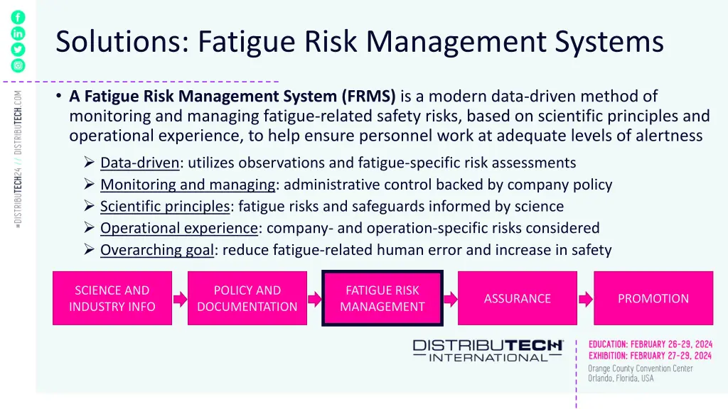 solutions fatigue risk management systems