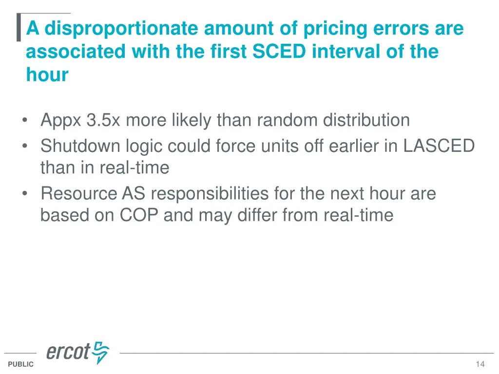 a disproportionate amount of pricing errors