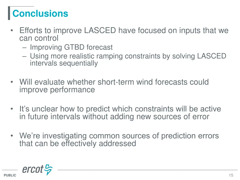 conclusions