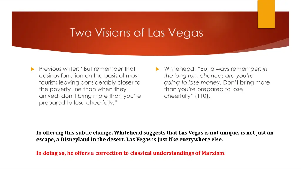 two visions of las vegas 1