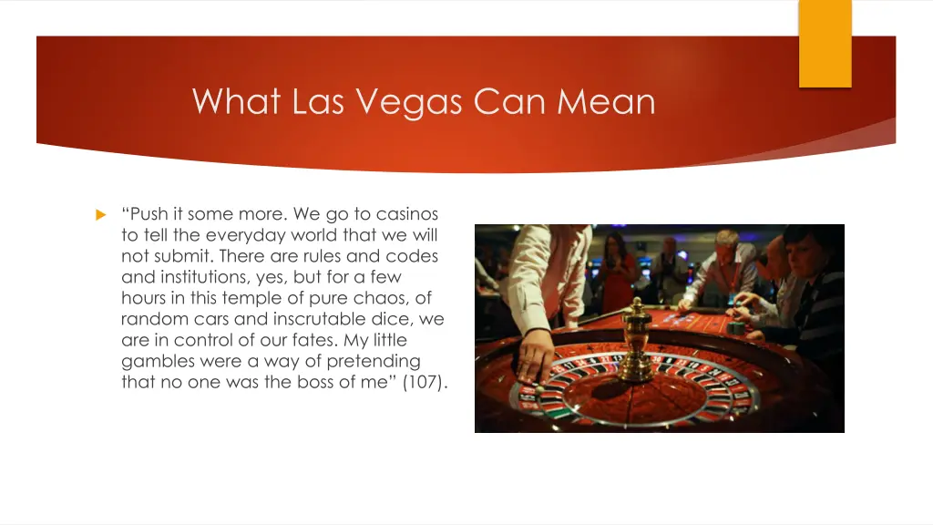 what las vegas can mean