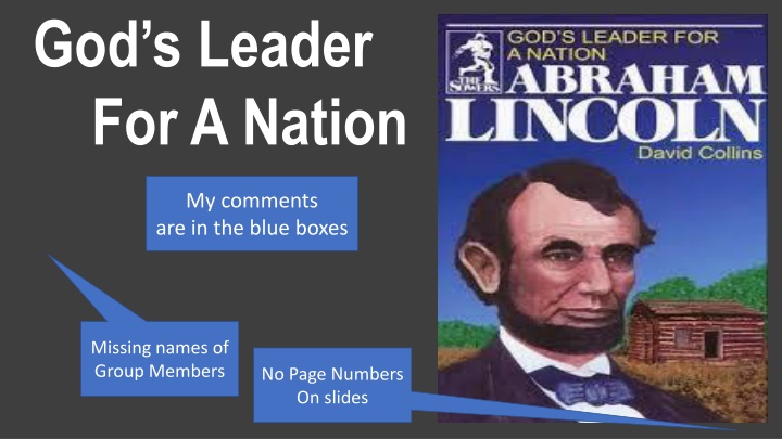 god s leader for a nation