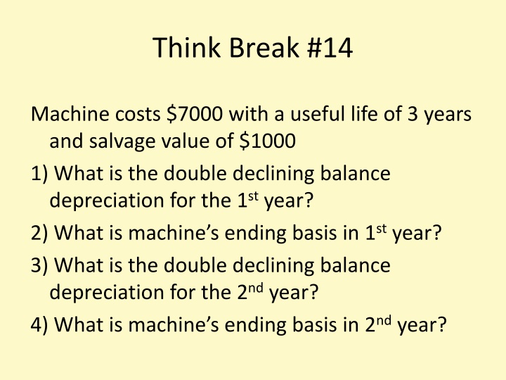 think break 14