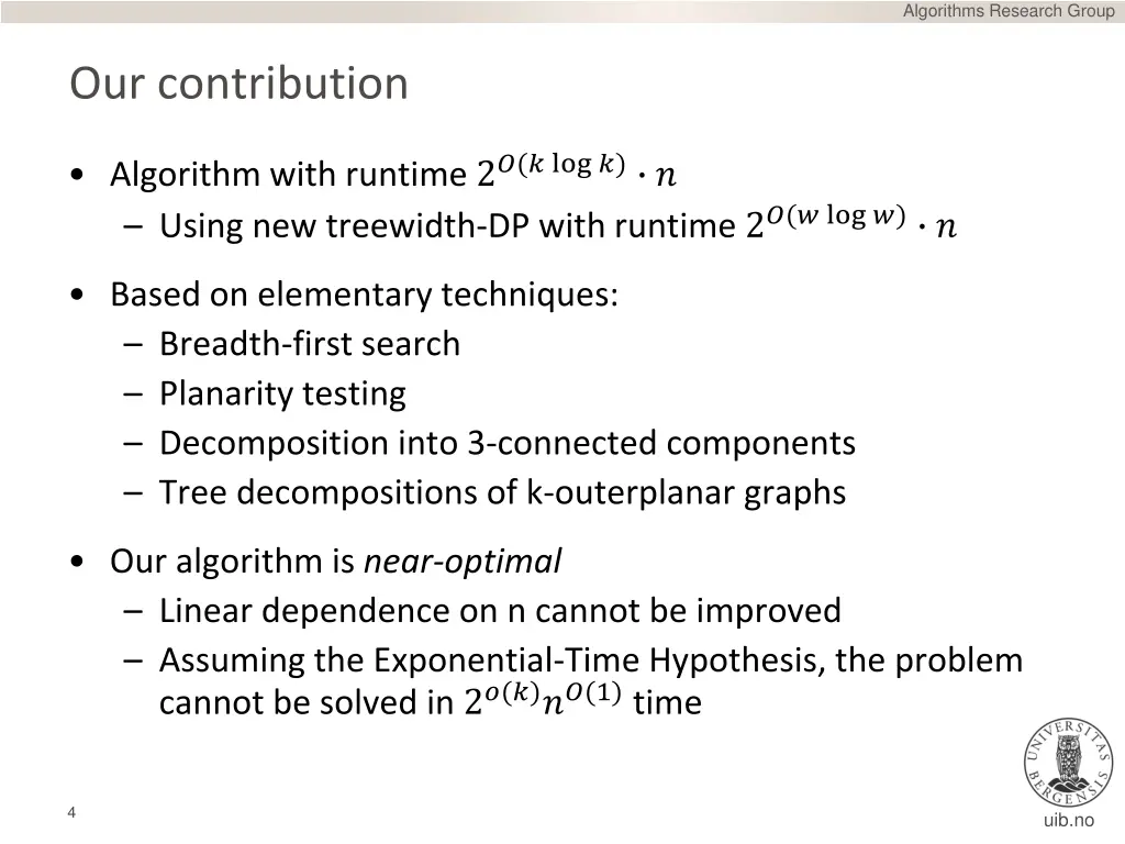 algorithms research group 2