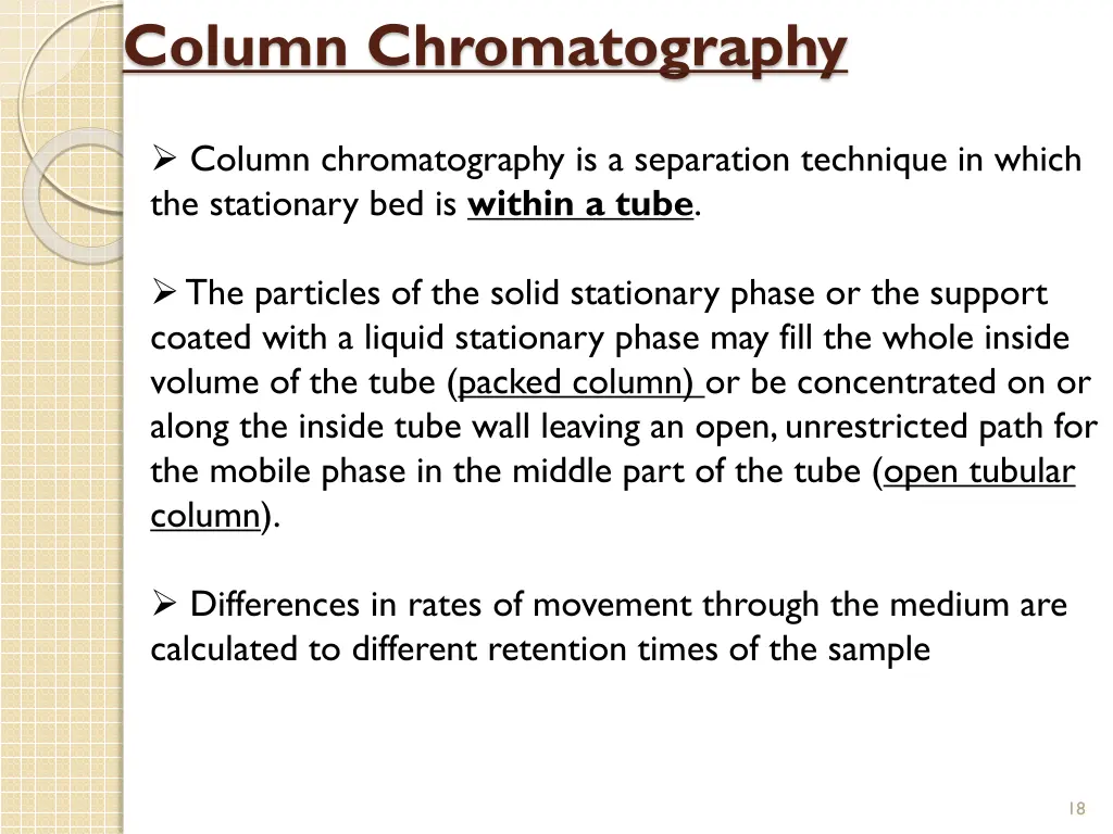 column chromatography
