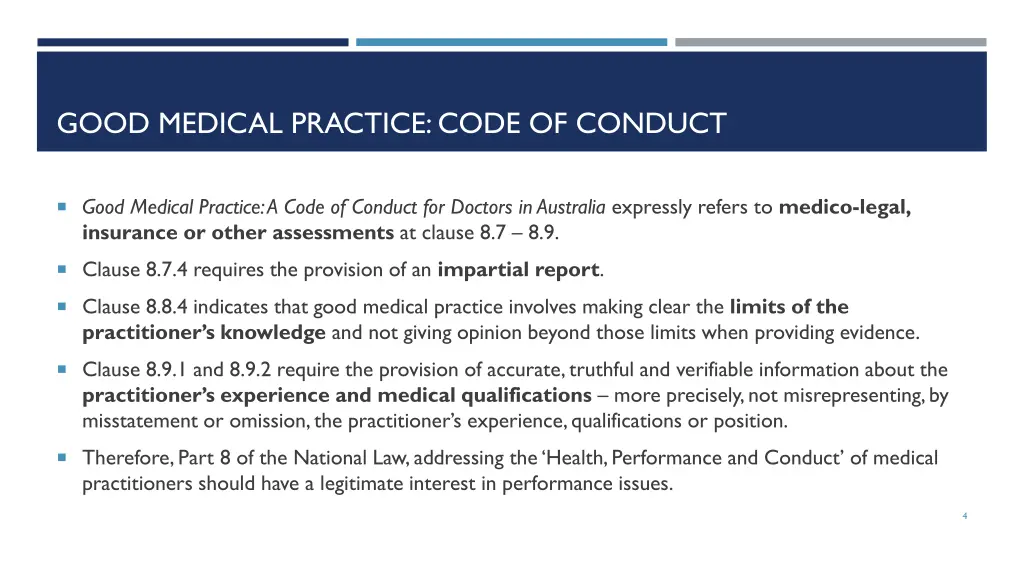 good medical practice code of conduct