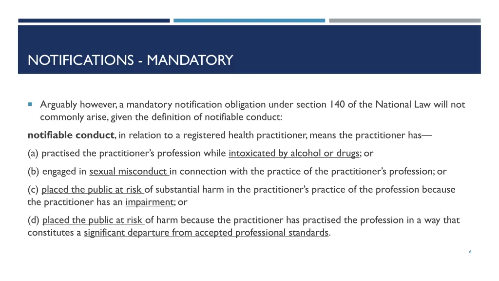 notifications mandatory