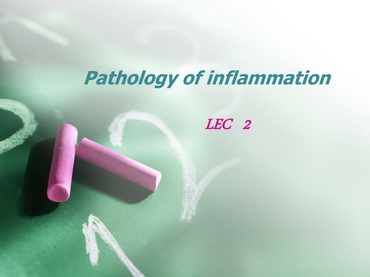 pathology of inflammation