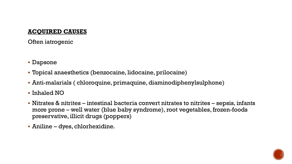 acquired causes