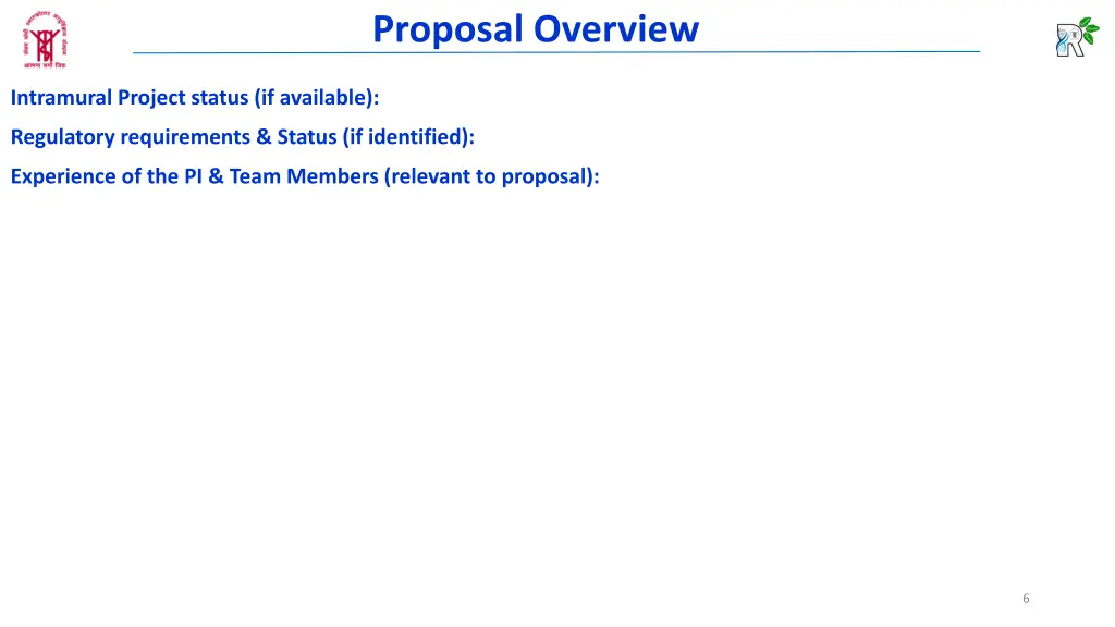 proposal overview 2