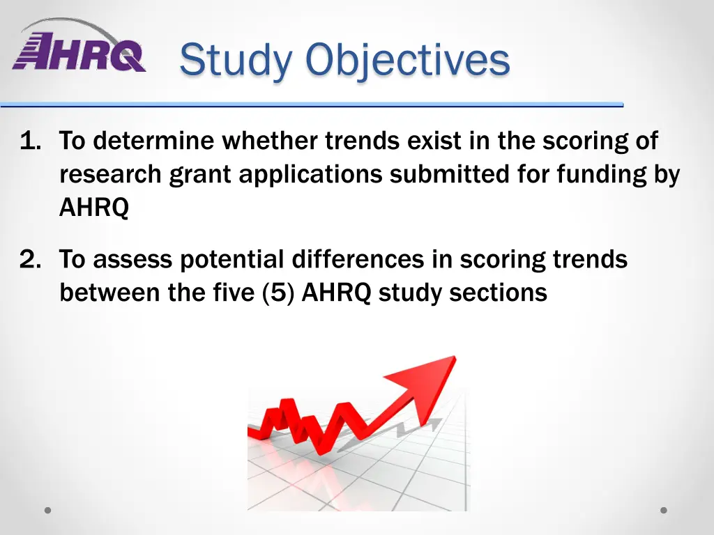 study objectives
