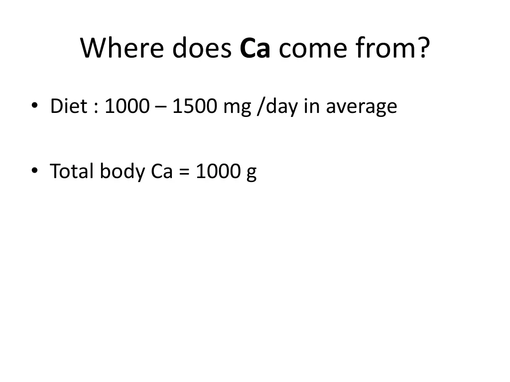 where does ca come from