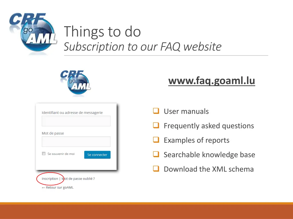 things to do subscription to our faq website