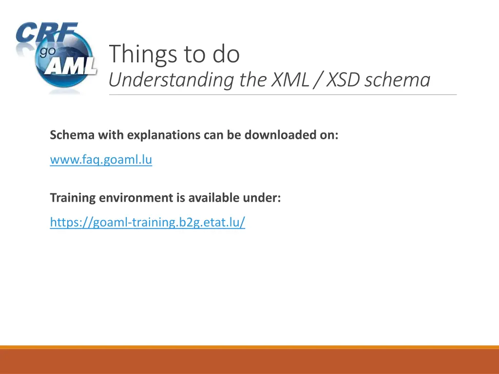 things to do understanding the xml xsd schema