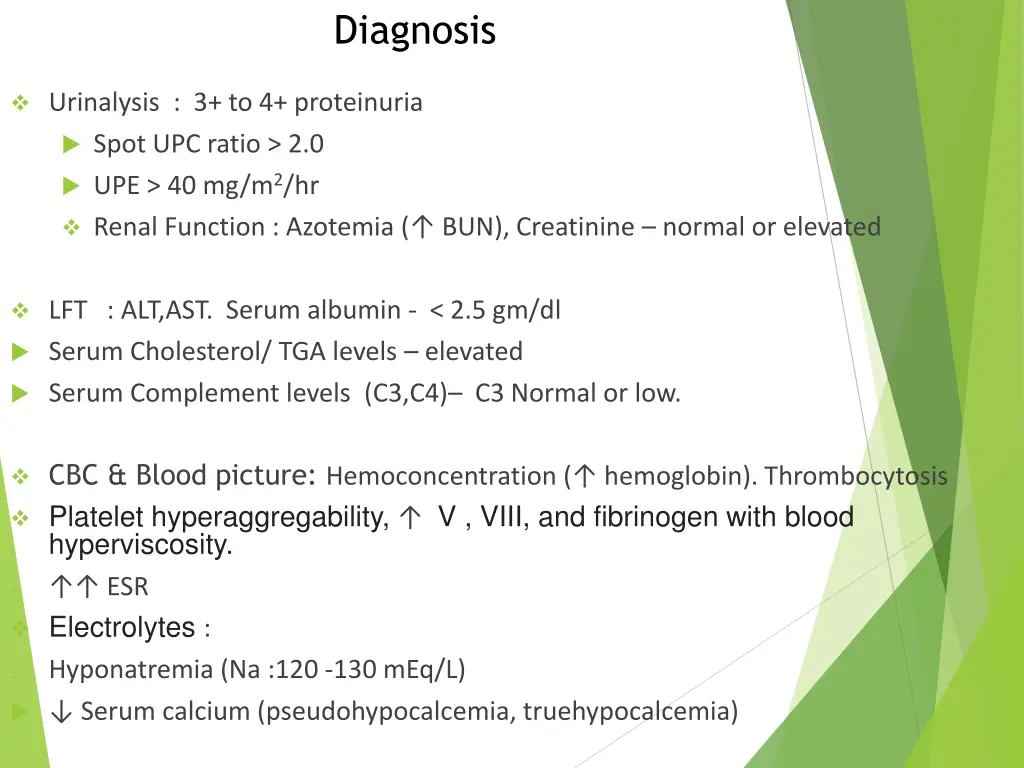 diagnosis