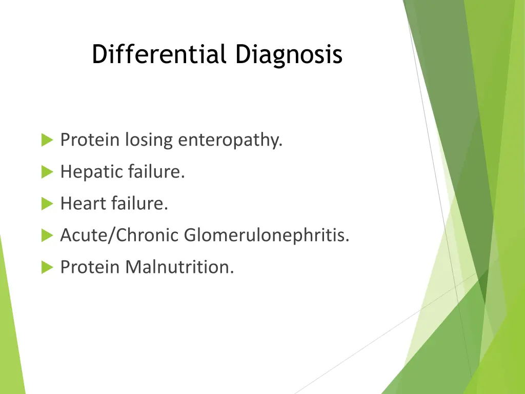 differential diagnosis